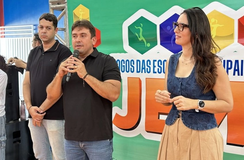 Imagem Cerimônia de abertura dos Jogos Escolares Municipais de Sousa