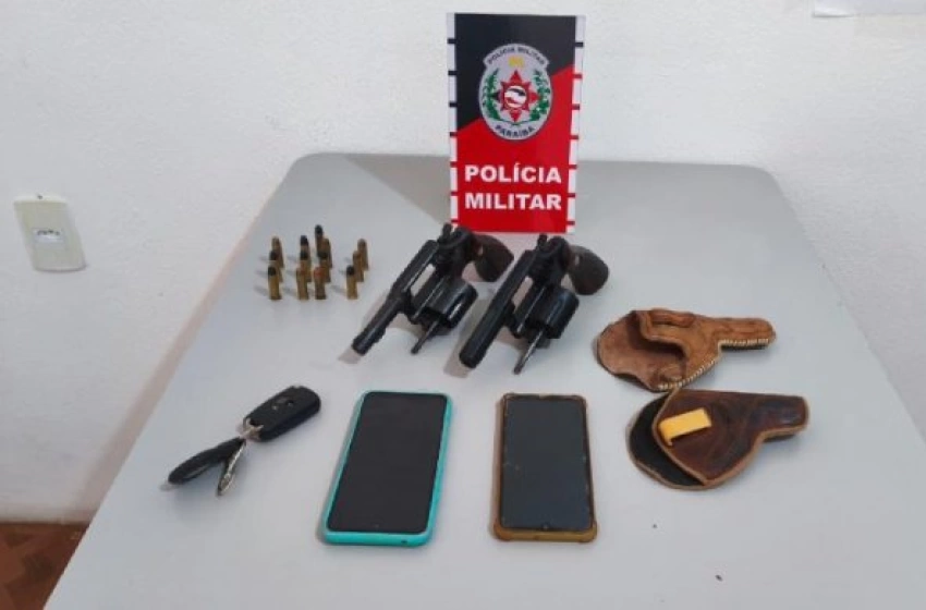 Imagem Apreensão de duas armas de fogo em Condado