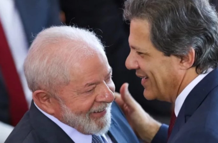 Imagem Presidente Lula, e o Ministro da Economia, Fernando Haddad