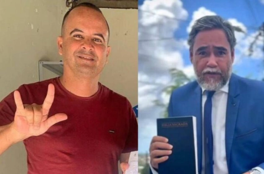 Imagem Ex-vice-prefeito Major Clecitoni e vereador Adriano Martins