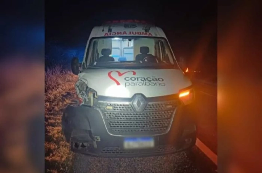 Imagem Acidente com ambulância em Santa Luzia