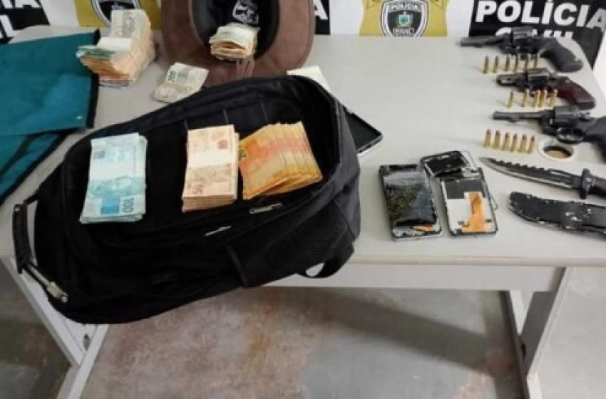 Imagem Prisão de suspeitos de tentarem assaltar uma cooperativa de crédito