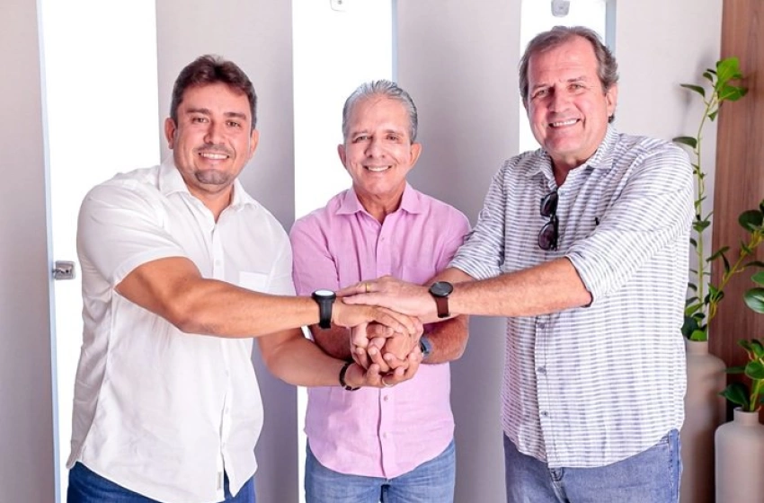 Imagem Helder Carvalho, Fábio Tyrone e Nabor Wanderley 