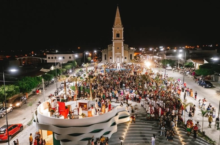 Imagem Imagem aérea do município de São José de Piranhas 