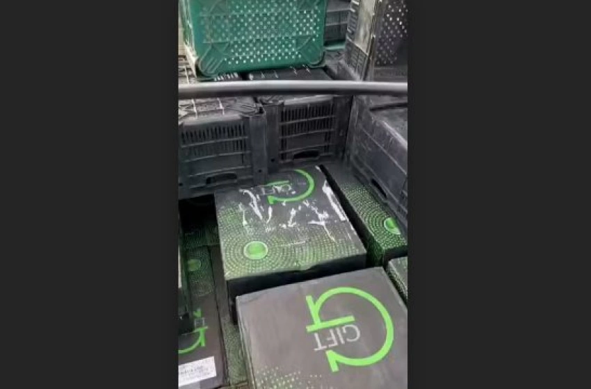 Imagem 84 mil maços de cigarros contrabandeados apreendidos