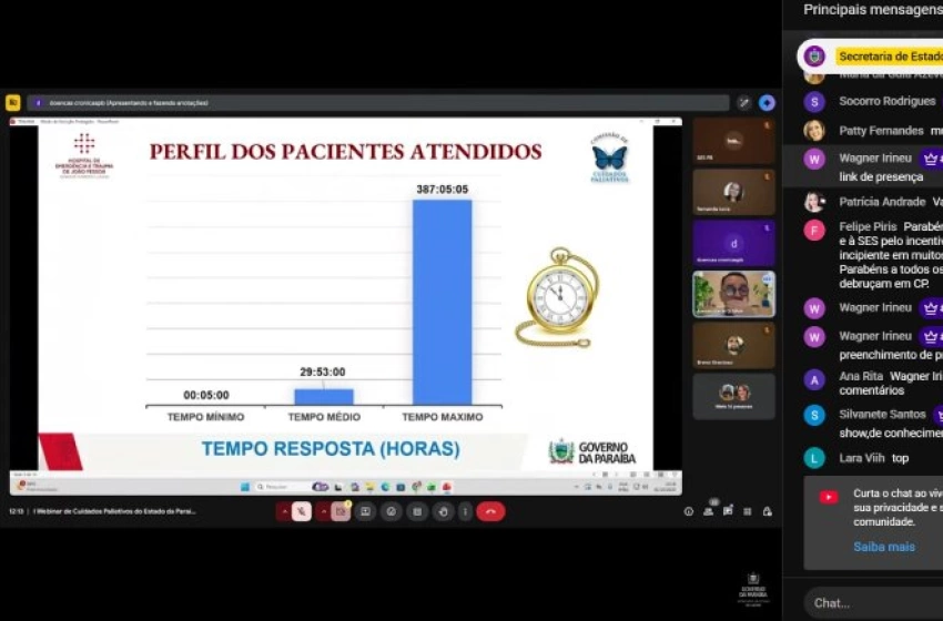Imagem I Webinar de Cuidados Paliativos 