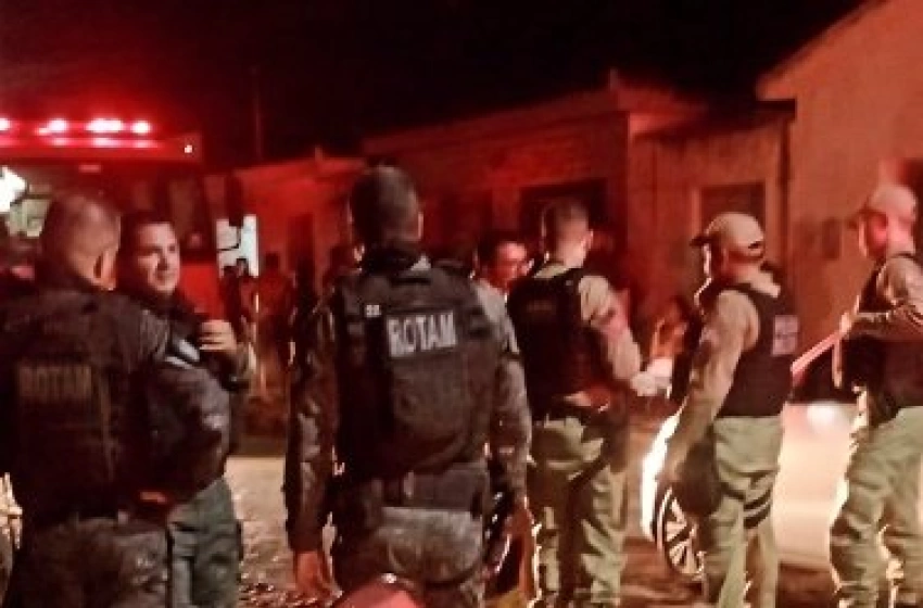 Imagem Imagem do local onde ocorreu o incênio com vítima fatal na cidade de Mari 