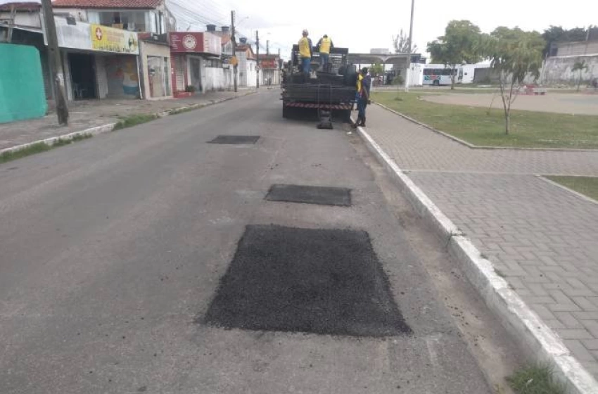 Imagem Operação Tapa-Buraco em 30 bairros da Capital