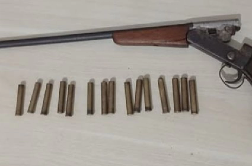 Imagem Arma de fogo apreendida pela polícia militar na zona rural de São José de Piranhas 