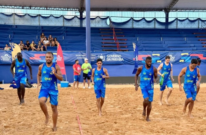 Imagem Treino para o Mundial de Handebol de Praia