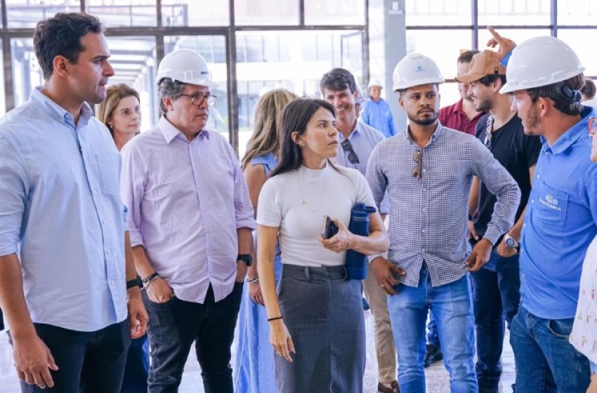 Imagem Visita a obras da última etapa do Centro de Convenções de CG