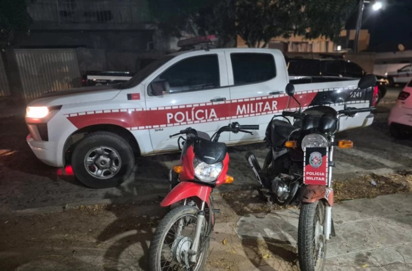 Imagem Motos apreendidas pela polícia militar em Riacho dos Cavalos 