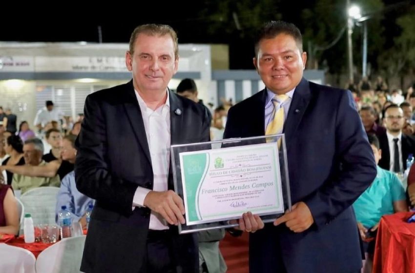 Imagem Título de Cidadania ao deputado Chico Mendes