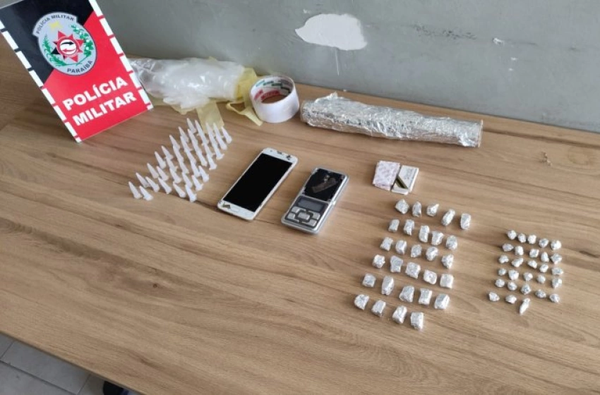 Imagem Drogas apreendidas pela ROTAM no município de Sousa 