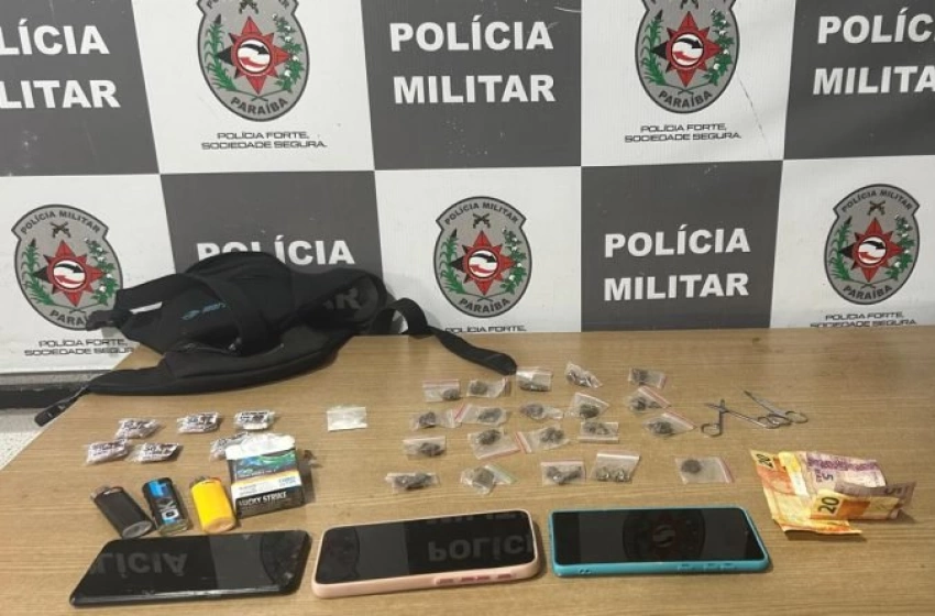 Imagem PM desarticula trio que vinha atuando no tráfico de entorpecentes 
