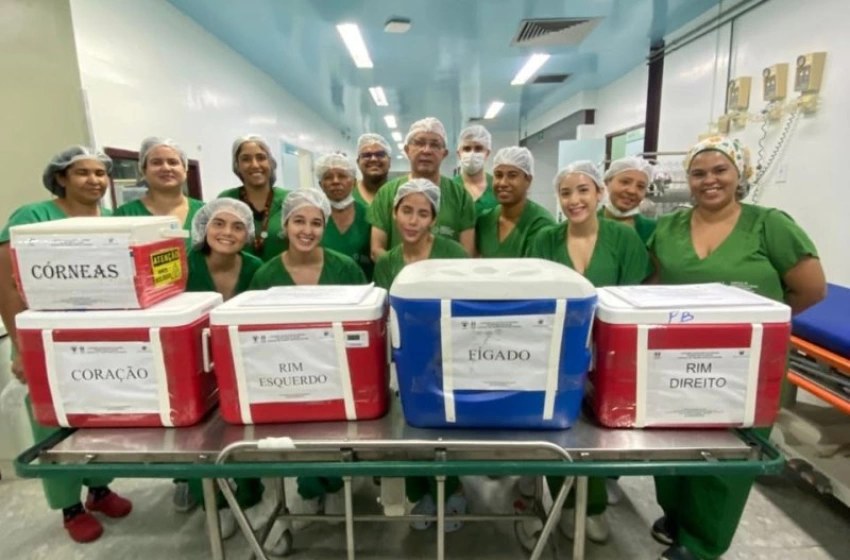 Imagem 13ª doação de coração registrada pela Central de Transplantes da Paraíba em 2025