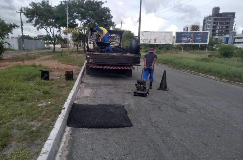 Imagem Operação Tapa-buraco em João Pessoa