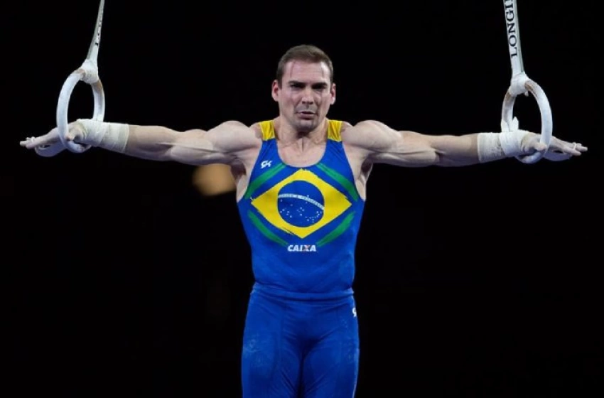 Imagem Campeão olímpico nas argolas, Arthur Zanetti