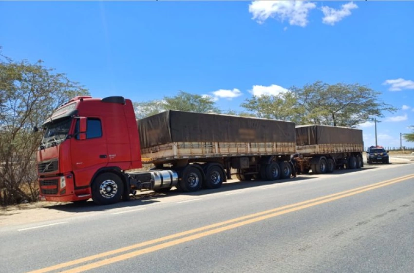 Imagem Apreensão de carga sem nota fiscal na Paraíba