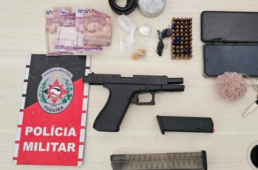 Imagem Arma apreendida