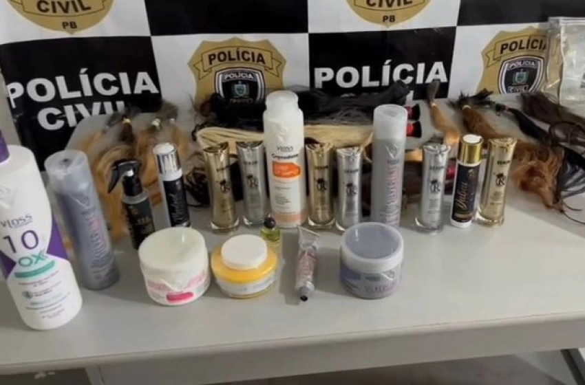 Imagem Produtos furtados de salão de beleza em Juazeirinho