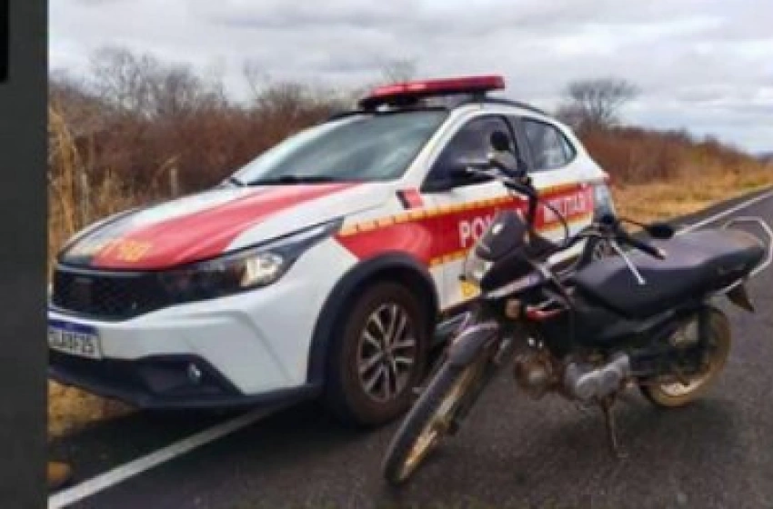 Imagem Moto com queixa de furto recuperada