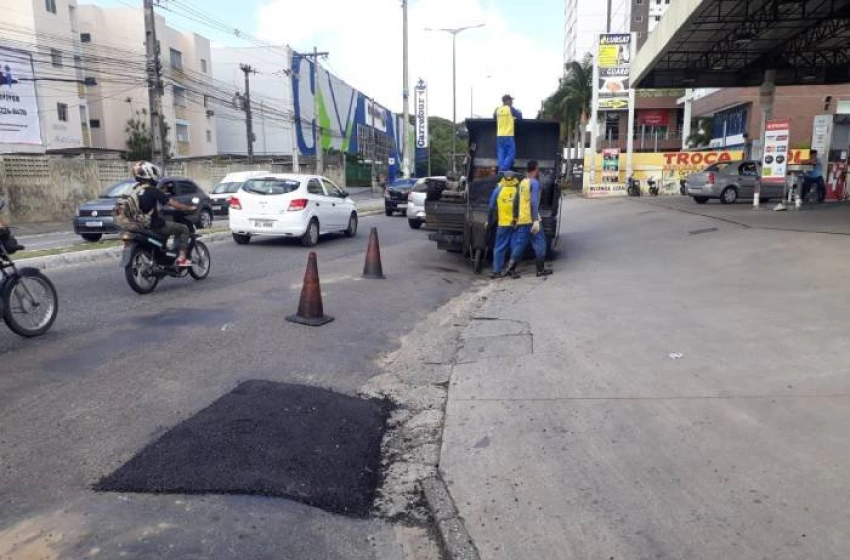 Imagem Operação Tapa-buraco em João Pessoa