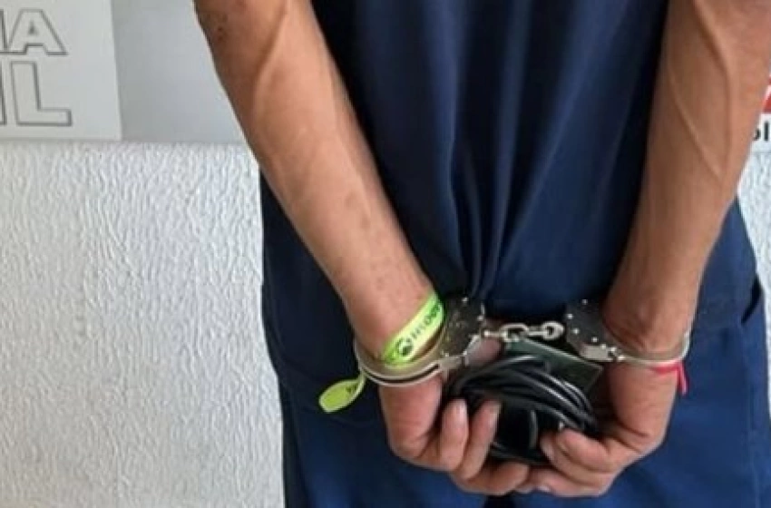 Imagem Homem preso em ação da DCCPAT na Capital 