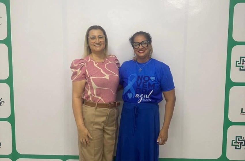 Imagem Dra Simone Lope e a secretária de saúde, Gerlânia Ferreira