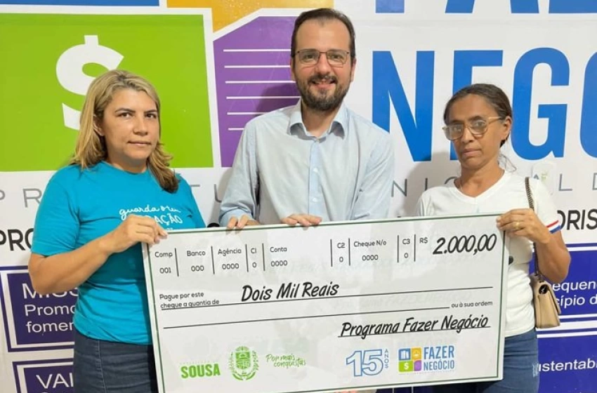 Imagem Programa Fazer Negócio, em Sousa