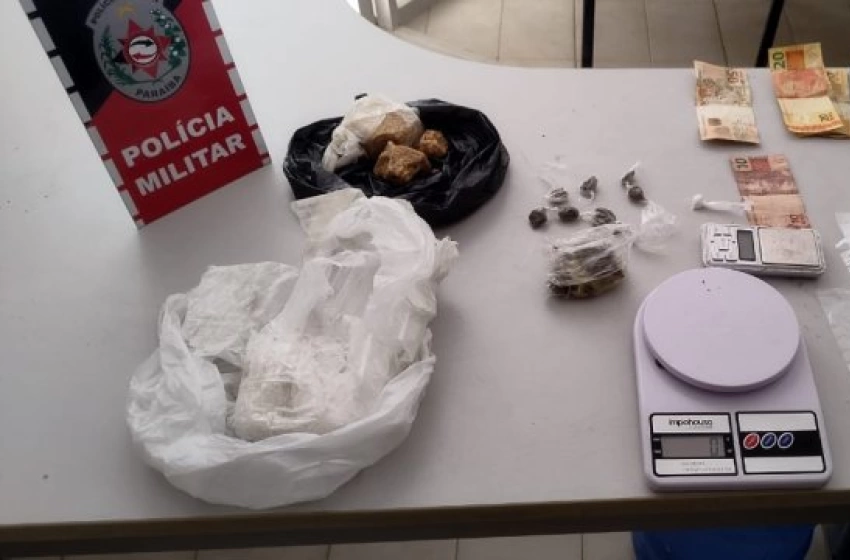 Imagem Drogas apreendidas pela ROTAM em Santa Cruz 