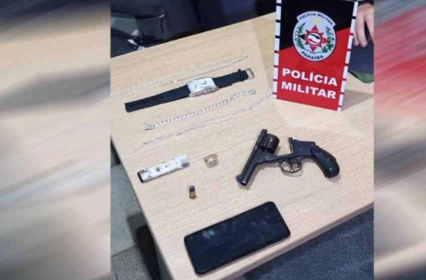 Imagem Polícia militar age rápido e prende em flagrante suspeito por roubo