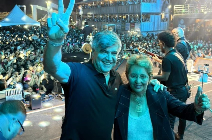 Imagem Deputado Federal, Wellington Roberto com a Prefeita, Lenina Romão 