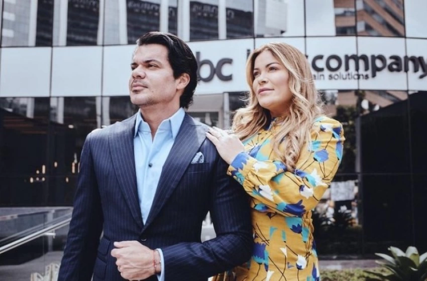 Imagem Casal; Antônio Ais Neto e Fabrícia Farias