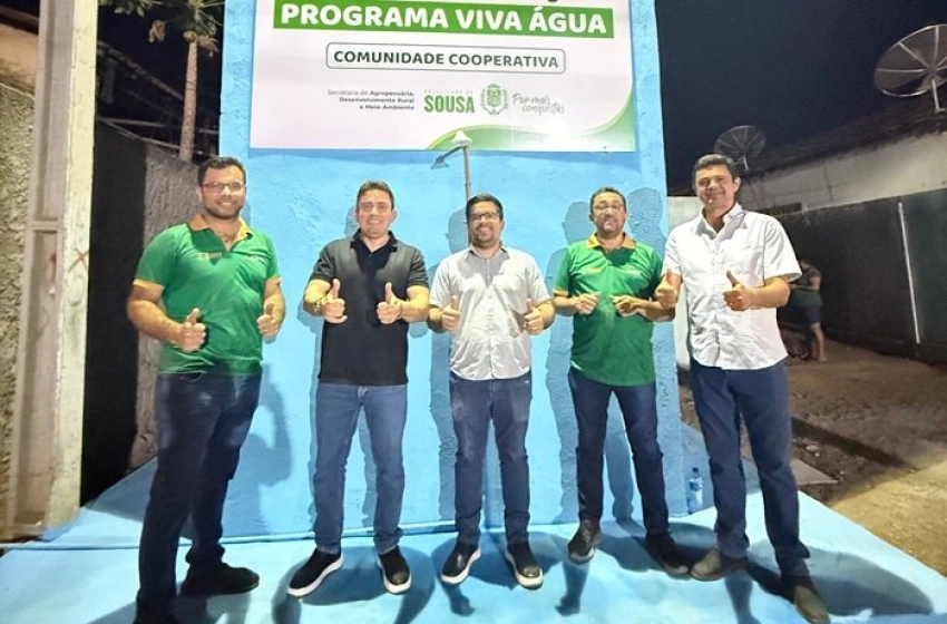 Imagem Entrega de sistema de abastecimento na Comunidade Cooperativa