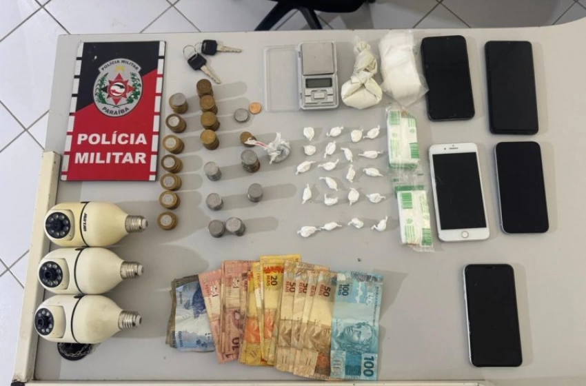 Imagem Drogas apreendidas pela ROTAM em São Bento 