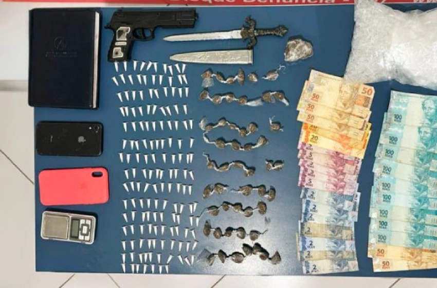 Imagem Prisão de homem por tráfico de drogas