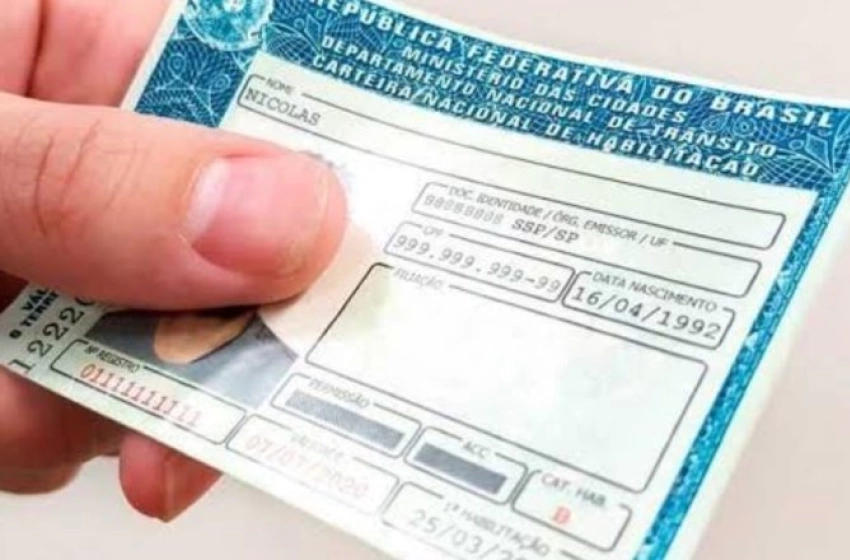 Imagem Carteira Nacional de Habilitação (CNH)