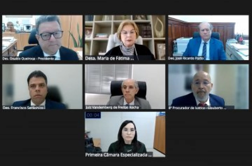 Imagem Sessão da Primeira Câmara Cível desta terça-feira