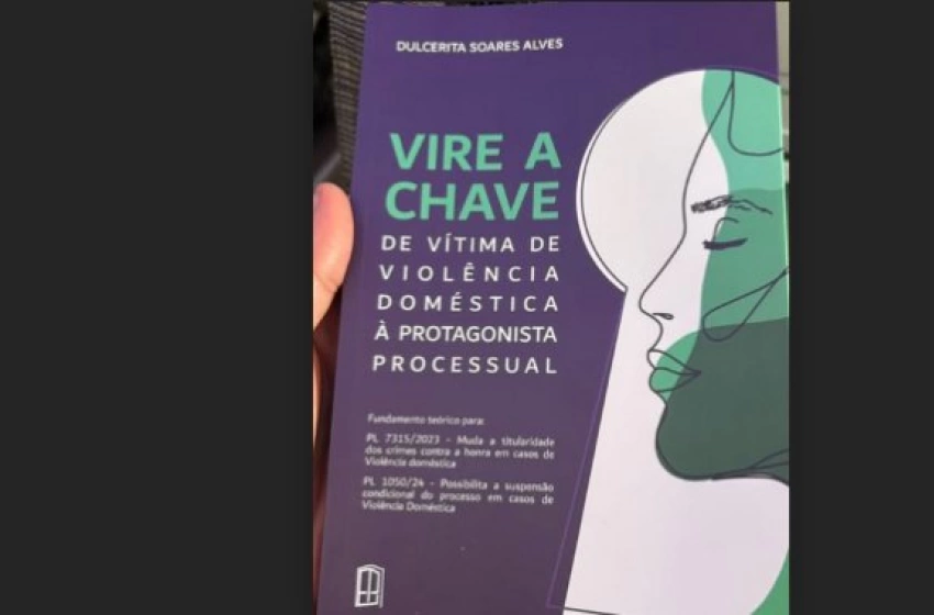 Imagem Livro “Vire a Chave: de vítima de violência doméstica à protagonista processual”