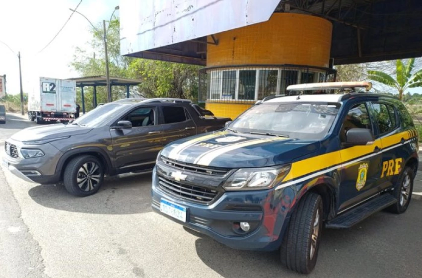 Imagem Veículo recuperado pela PRF na Paraíba