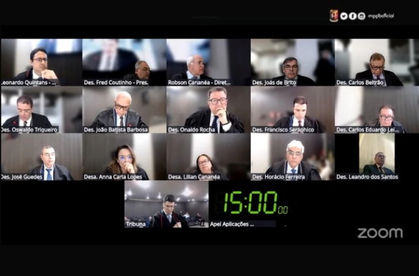 Imagem Sessão do Tribunal de Justiça da Paraíba