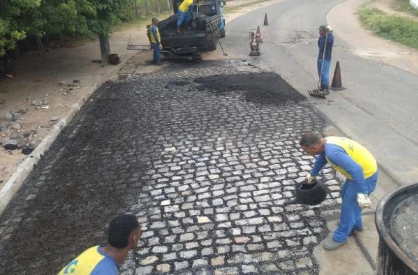 Imagem Operação Tapa-buraco em João Pessoa