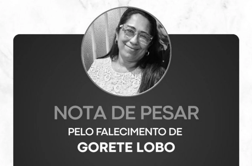 Imagem Falecimento de Gorete Lobo