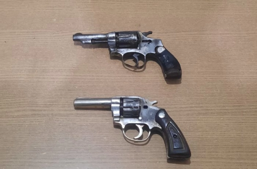 Imagem Armas de fogo apreendidas em ação da PM