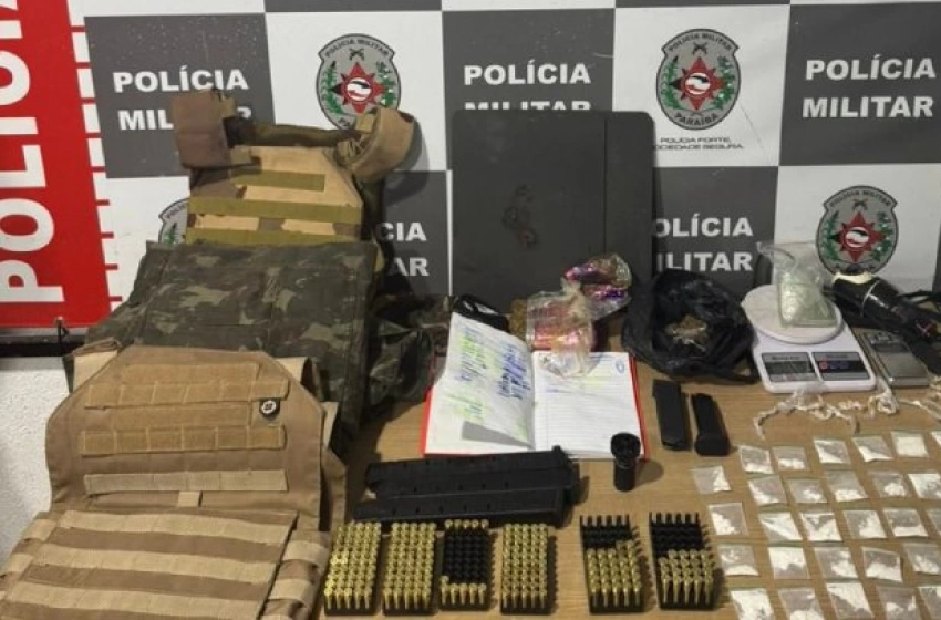 Imagem Apreensão de materiais de grupo suspeito de atuar no tráfico