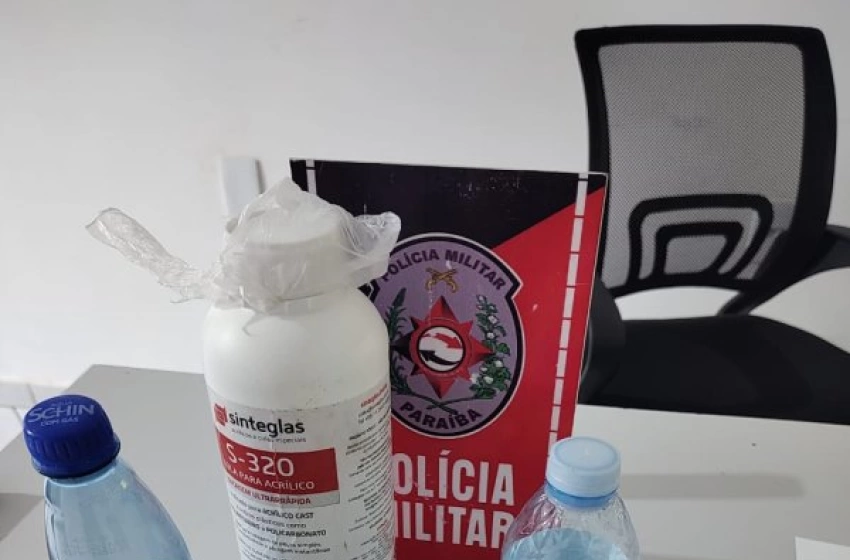 Imagem Drogas apreendidas pela polícia militar em Belém do Brejo do Cruz 
