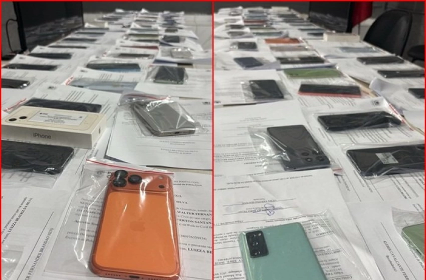 Imagem Mais 60 aparelhos roubados ou furtados