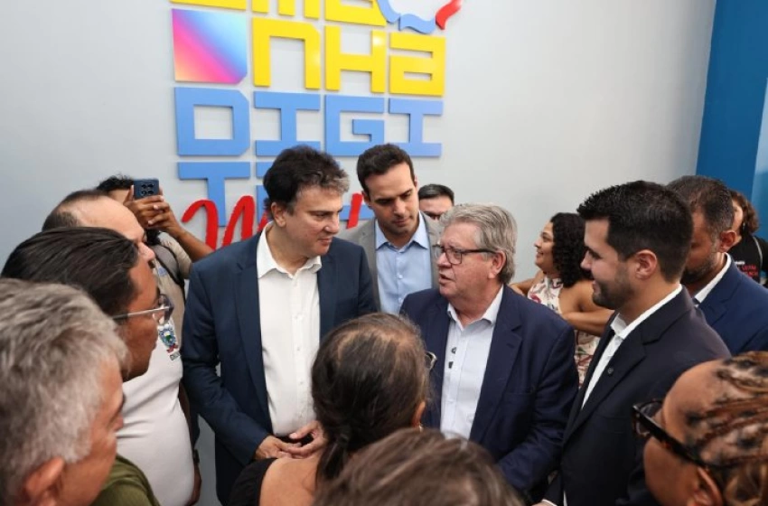 Imagem Governador João Azevêdo e o ministro da Educação, Camilo Santana