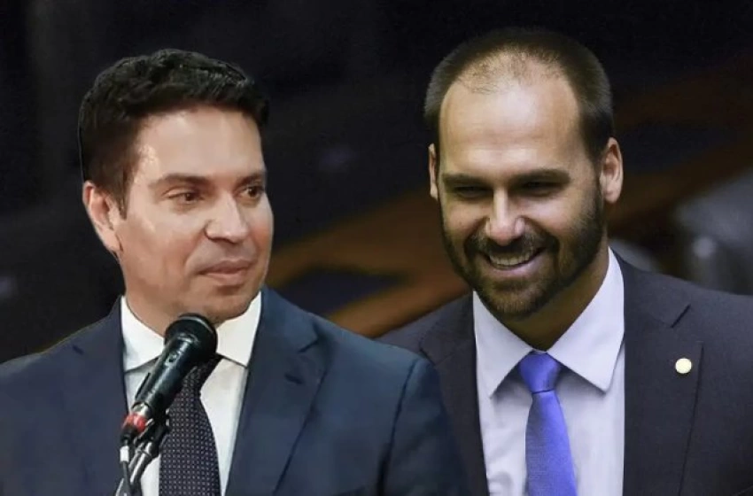 Imagem Deputados Ramagem e Eduardo Bolsonaro